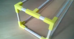 Connector for 5mm x 5mm wooden rods