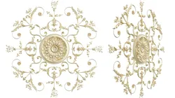 Decorative Ceiling Rosette Ornate Plaster Medallion High Detail Neoclassical