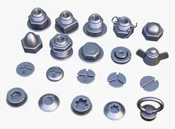 Fasteners Bolts Nuts Screws Kit M1
