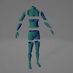 Female Cosplay Costume Mannequin 1.65cm