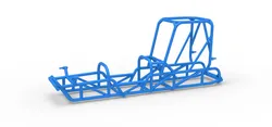 Frame of Dirt Silver Crown Champ car Version 2 Scale 1 to 25 3D Print Model in Vehicle 637057