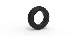 Front tire of Vintage Champ car Version 1 Scale 1 to 25 3D Print Model in Vehicle 637075