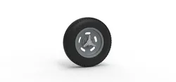 Front wheel of Vintage Champ car Version 1 Scale 1 to 25 3D Print Model in Vehicle 637068