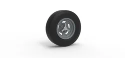 Front wheel of Vintage Champ car Version 2 Scale 1 to 25 3D Print Model in Vehicle 637070