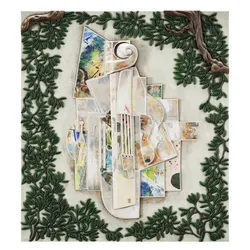 Geometric Olive Tree Relief Wall Panel Decorative CNC
