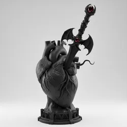 Gothic Anatomical Heart Decor STL, Chrome Hearts Decor, Heart Decorations, Gothic Candle holder STL