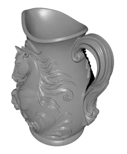 Horse Floral Pitcher Vase Rustic Home Decor Styles