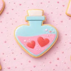 Love Potion Bottle Cookie Cutter STL File - 8 STL files