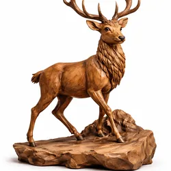 Majestic Stag – 3D Printable Deer Sculpture