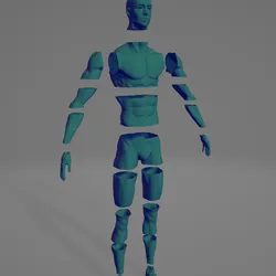 Male Cosplay Costume Clothes Mannequin 1.75cm