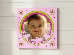 Marco 3D de Flor de Lirio - Modelo de impresión 3D gratuito