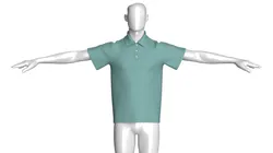 Men Basic Polo Shirt - T Pose