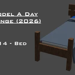 Model A Day Challenge - Day 14 -  Bed