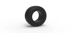 Rear tire of Vintage Champ car Scale 1 to 25 3D Print Model in Vehicle 637081