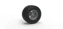 Rear wheel of Vintage Champ car Scale 1 to 25 3D Print Model in Vehicle 637072