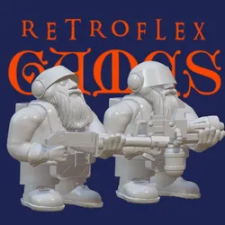 Retro space dwarf basic weapon bodies