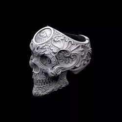 RIng Skull in Modern Style