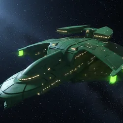 Romulan Ambassador carrier - Star trek warbird type star ship