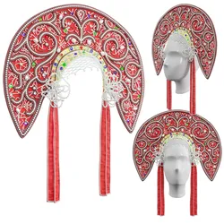Russian Imperial Kokoshnik Headdress Traditional Pearl Crown