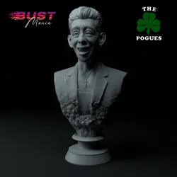 Shane MacGowan - The Pogues Premium 3D Bust STL