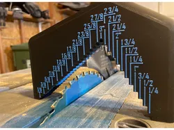 Table Saw Fine Blade Adjustment Gauge (Up to 3 inches)
