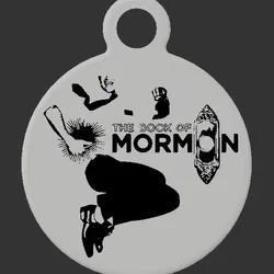 The Book of Mormon Keyring