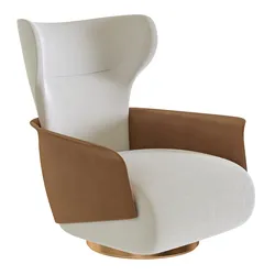 Wingback Swivel Armchair