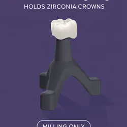 Zirconia Firing Peg and pin for Zirconia Crowns