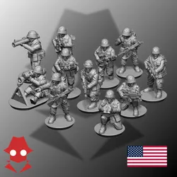 15mm Early US Mech Platoon