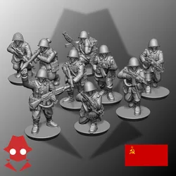 15mm Soviet Infantry Platoon