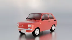 Cars Mode FIAT 126 3D model