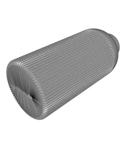 Flower Vase DUNE - Minimalist Vase with Ribbed Texture