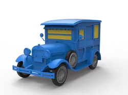 Ford Model A Truck 1931 Classic Car 3D print model