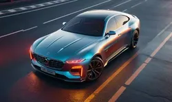 Futuristic Luxury Concept Sedan Car 3D model