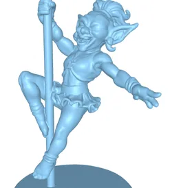 Goblin poledancer