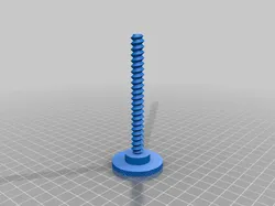 M10x4 with_kurled_knob 1-thread 100mm