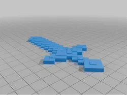 Prinatable Boar Minecraft Minecraft sword - Free 3D Model | STLFinder