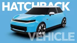 Mini car - Hatchback Low-poly 3D model