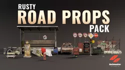 Post-Apocalyptic Road Props Pack