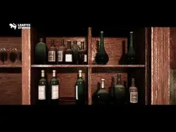 Retropunk Saloon Low-poly 3D model