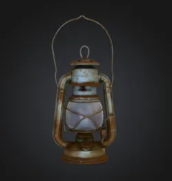 Rustic Lantern Prop