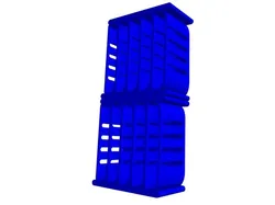 Stacking Sega Genesis Game Cartridge Shelf