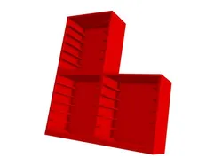 Stacking Super Ninendo Game Cartridge Shelf
