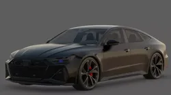 2020 Audi RS7 Sportback 3D Model  Four-Door Supercar Performance Low-poly 3D model