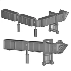 airport air bridge  3D print model