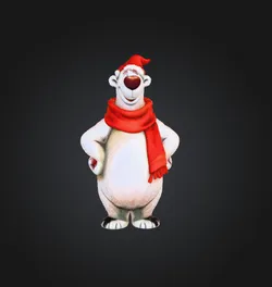 Christmas Polar Bear