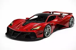 Concept Premium Hyper Vehicle Futuristic Ultra Performance  3D model
