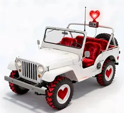 Cupid Commando Tactical Truck 3D Model Low-poly 3D model
