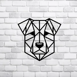 Dog - Geometric wall