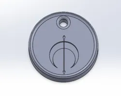 Emblem of Artemis Necklace Charm